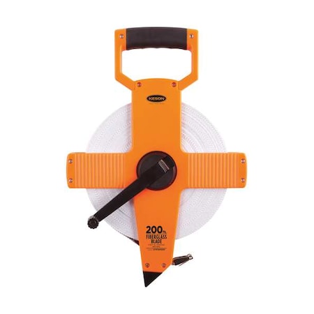 200 ft./60m Engineer's Tape Measure, 1/2 in Blade