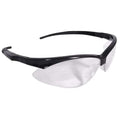 Rad-Apocalypse, Safety Glasses, Anti-Scratch, Clear Lens, Black Frame, Half-Frame