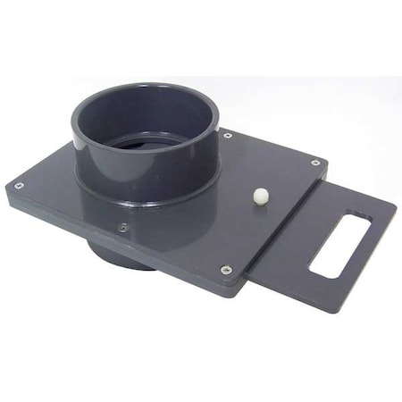 Manual Blastgate, Type I PVC, 5 in L