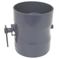 Round Butterfly Damper, Type I PVC, 10-1/2" H