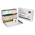 First Aid Kit and Housing, Metal 218 Components, 50 People Served