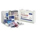 First Aid Kit, Serves 25 People, 107 Components, OSHA Compliant, Metal Case