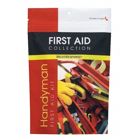 First Aid Kit and Housing, Plastic 31 Components, 5 People Served