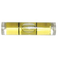 Level Vial, Acrylic, 0.960 In L, PK25