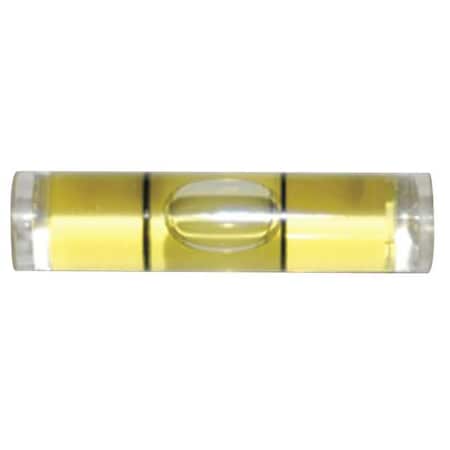 Level Vial, Acrylic, 0.960 In L, PK25