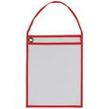 Hanging Shop Ticket Holder, Red Stitching, 10.68" x 11.75", 25/BX, 10BX/CT