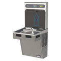 Drinking Fountain with Bottle Filler On-Wall Mount, 1 Levels, Silver, Indoor