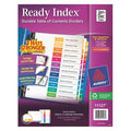 Avery Ready Index Table of Contents Dividers 11127, Jan-Dec, 12-Tab Set