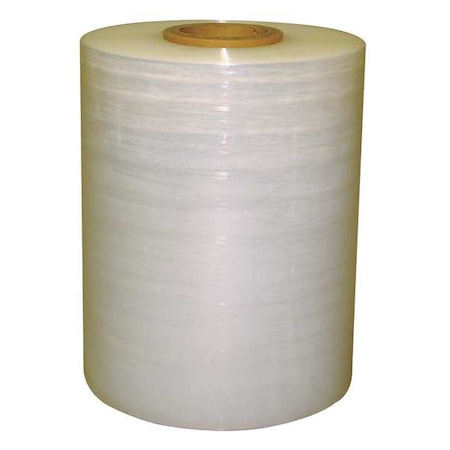 Stretch Wrap, 12" W x 5000 ft. L, 80 ga, Cast Style, Clear, Standard Duty