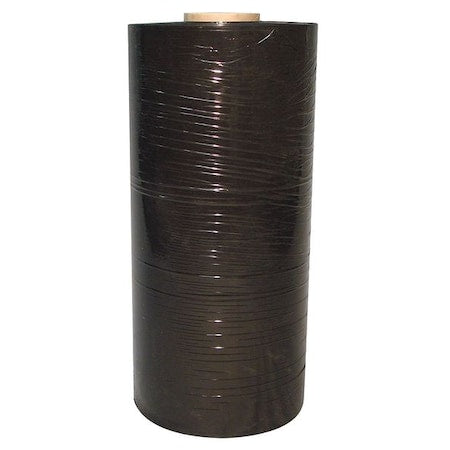 Stretch Wrap, 20" W x 5000 ft. L, 80 ga, Cast Style, Black, Standard Duty