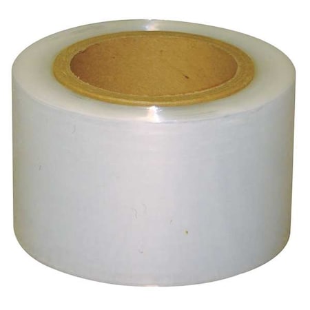 Stretch Wrap, 3" W x 1000 ft. L, 80 ga, Cast Style, Clear, Standard Duty