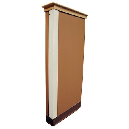 Corner Guard, Eggshell, 1x48in, Hardware FR
