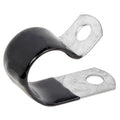 Cable Clamp, Steel, 5/16 in Bundle Dia., Black, 50 PK