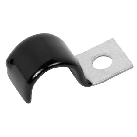 Cable Clamp, Steel, 5/8 in Bundle Dia., Black, 50 PK