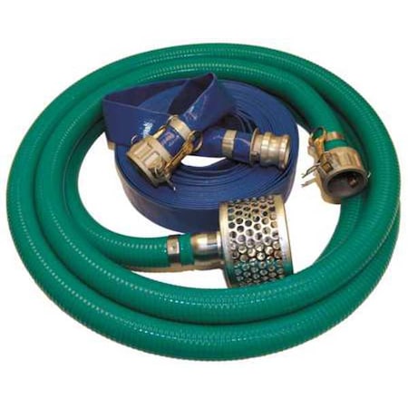 Pump Hose Kit, Quick Coupling, 2 In ID