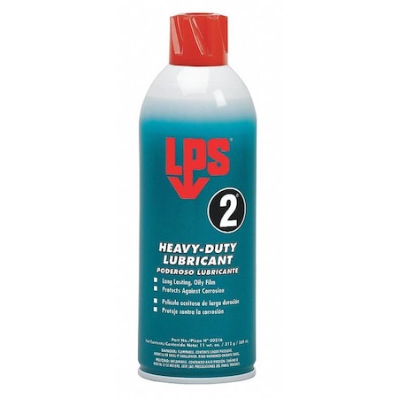 Heavy-Duty Lubricant, No Food Contact, 16 oz, Aerosol Can, Brown