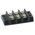 Terminal Strip, 3 Pole, 2 Row, 15 A, 300 V AC, 14 AWG, Screw Termination
