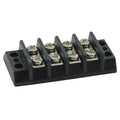 Terminal Strip, 4 Pole, 2 Row, 20 A, 300 V AC, 12 AWG, Screw Termination