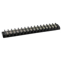 Terminal Strip, 16 Pole, 2 Row, 15 A, 300 V AC, 14 AWG, Screw Termination