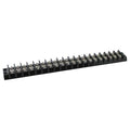 Terminal Strip, 20 Pole, 2 Row, 30 A, 600 V AC, 10 AWG, Screw Termination