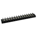 Terminal Strip, 14 Pole, 2 Row, 30 A, 600 V AC, 10 AWG, Screw Termination