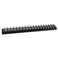 Terminal Strip, 18 Pole, 2 Row, 30 A, 600 V AC, 10 AWG, Screw Termination