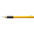 Art Knife, 1/2 Dia, 7 In L, Cushion, ABS, Ylw