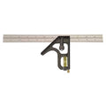 Combination Square, 12 In, Zinc Steel Head