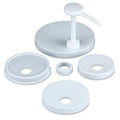 Pump and Lid Kit, 2 in H, Plastic