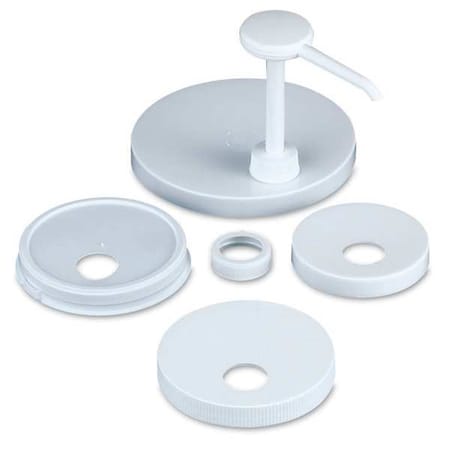 Pump and Lid Kit, 2 in H, Plastic