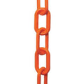 Plastic Chain, Safety Orange, 300 ft Length, Gloss