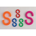 S-Hook for Plastic Chain Barrier, Green, 2 93/100 in Length, Gloss