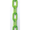 Plastic Chain, Safety Green, 100 ft Length, Gloss