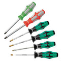 Screwdriver Set, Slotted/Phillips, 6 pcs, Square
