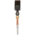 Digital Solar Powered Thermometer, -50 Degrees to 300 Degrees F, Stem Length: 6 in