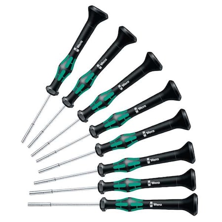 Precision Nut Driver Set, 8 Pieces, SAE