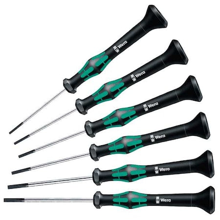 Precision Screwdriver Set, Slotted, 6 pcs.