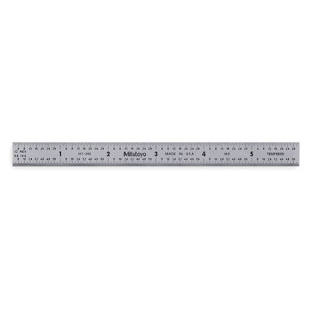 Steel Rule, Flexible, 6 In, 32/64/50/100ths