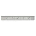 Steel Rule, Rigid, 6 In, 32/64/10/100ths