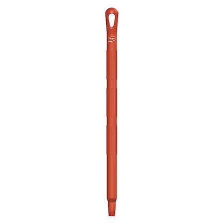Color Coded Handle, 1 1/4 in Dia, Red, Polypropylene