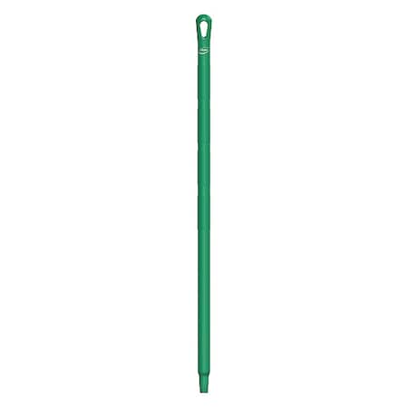 Color Coded Handle, 1 1/4 in Dia, Green, Polypropylene