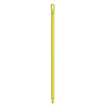 Color Coded Handle, 1 1/4 in Dia, Yellow, Polypropylene