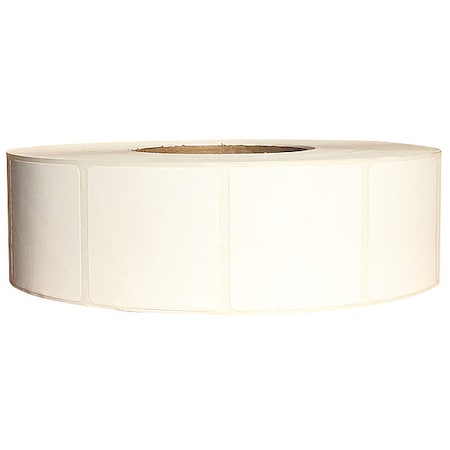 Barcode Printer Label, White, Labels/Roll: 3000