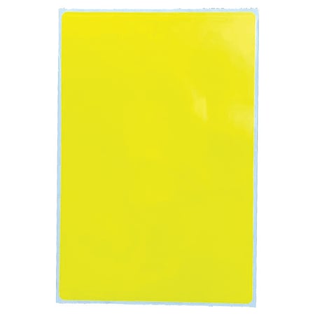 Barcode Printer Label, Yellow, Labels/Roll: 3000