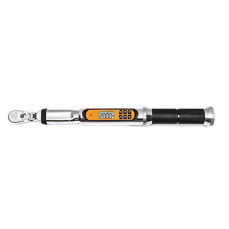 1/4" 120XP Flex Head Electronic Torque Wrench with Angle