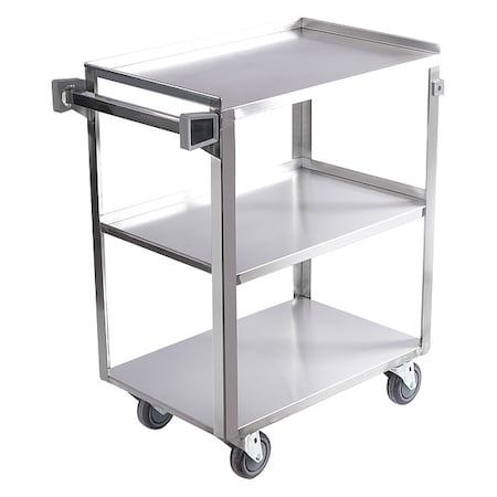 Utility Cart, 300 lb Load Capacity, 31 in L, 18 1/2 in W, 32 1/8 in H, No Handle Handle