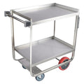 Utility Cart, Stainless Steel, 700 lb Load Capacity, 29 1/4 in L, 17 in W, 34 1/2 in H