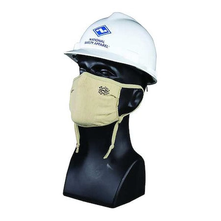 Disposable Face Mask, 2-Ply, Beige, Universal