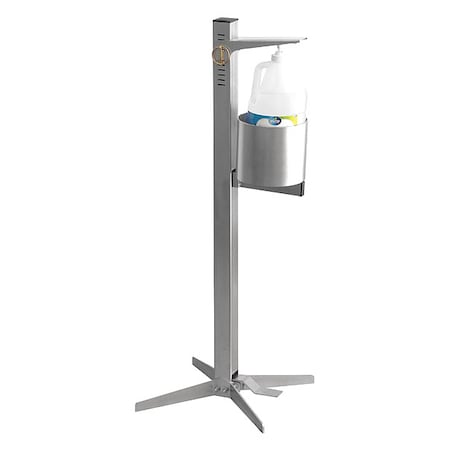 Hand Sanitizer Dispenser Stand, Gel Form, Material: Steel