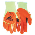 Coated Gloves, Cut Level A5 , Dipped , Foam Nitrile , Sandy , XL 12 PK